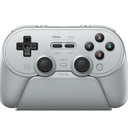 8Bitdo Pro 3 Bluetooth Controller with Swappable ABXY Buttons, TMR Joysticks, Hall Effect Triggers, Pro Back Buttons, Charging Dock, for Switch/Switch 2, Windows, Apple, SteamOS, Android  Gray