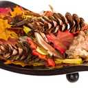 Creative Scents Schonwerk Brown Centerpiece Home Decor Crackled Mosaic Design, Table Decorations for Dining/Living Room/Coffee Table Decor - Best Wedding