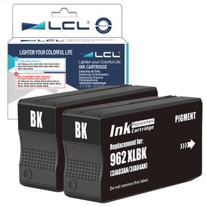 LCL 962XL Black Ink Cartridges Pigment Replacement for HP 962 XL Ink for HP OfficeJet Pro 9010 9012 9013 9014 9015 9016 9018 9019 9020 9022 9023 9025 9026 9027 9028 9029 (2-Pack)