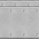 [2 Pack] BESTTEN 4-Gang Blank Metal Wall Plate with hite or Clear Plastic Film, Corrosion-Resistant No Device Stainless Steel Outlet Cover, Standard Size, Color Matched Screws Included