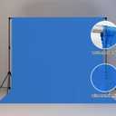10x10FT Royal Blue Screen Backdrop for Photography, Solid Blue Photo Background for Party Portrait Photoshoots Booth Video Studio