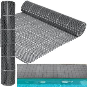 3 x 10FT Drainage Pool Flooring Mats PVC Splash Matting Mesh Hollow Doormat Roll Non Slip Swimming Pool Mat for Outdoor Indoor Heavy Duty Commercial Anti Slip Floor Mats Garage Restaurant Sauna SPA