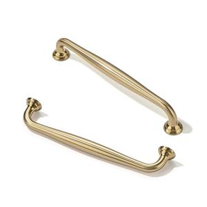 TUNNY 5 Pack Cabinet Handles-6.3"/160mm Screw Spacing Champagne Bronze Furniture Hardware Handles for Kitchen Cabinets Bedroom Dresser Wardrobe Cabinet Pulls