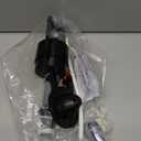 Houpeoro Universal Toilet Flusher Replacement Kit, Fill Valve, 2-Inch Flapper, Toilet Handle Lever, Adjustable, Quiet, Easy to Install, Complete Toilet Parts Inside Tank Kit (Black, 1-Pack)