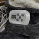 Heated Blanket Electric Blanket Queen Size 84"x90" Fast Heating Electric Blanket with Dual Control 10 Heat Levels & 10 Hours Auto-Off Overheat Protection Cozy Soft Flannel Heated Throw Blanket