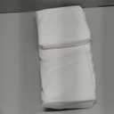 Ruffle Bed Skirt with Split Corners, Microfiber Dust Ruffled for a Perfectly Tailored Bedding Ensemble, Wrinkle and Fade Free, Easy Fit, Queen Size 15 Inch Drop, White