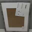 upsimples 12x16 Picture Frame, Display Pictures 8.5x11 with Mat or 12 x 16 Without, Wall Hanging Poster Frames, Gray, 1 Pack