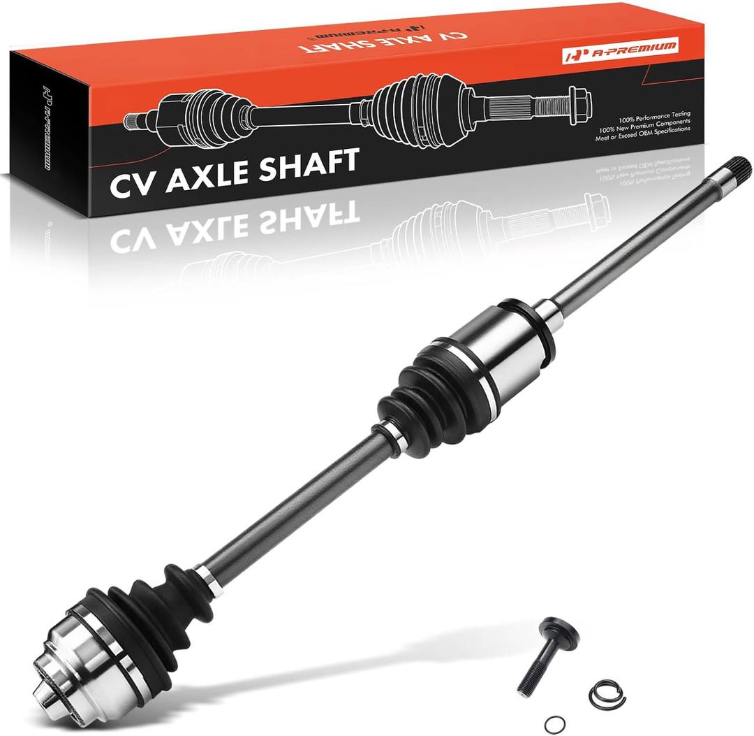 A-Premium CV Axle Shaft Assembly Compatible with BMW X3 F25 2011-2017, X4 F26 2015-2018, 2.0L 3.0L, Front Right Passenger Side, Replace# 31607619658