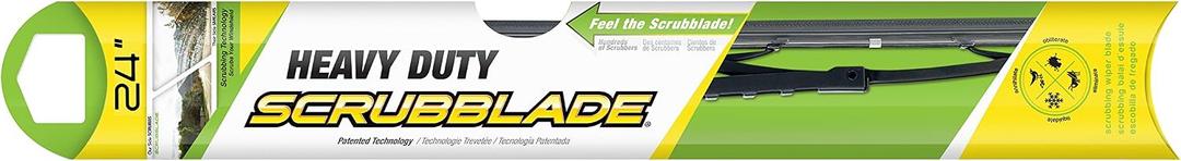 Scrubblade SB2400 Premium All-Season Windshield Wiper Blade, 24" (Pack of 1), Black