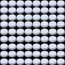 Patelai 72 Pieces 38 mm White Growler Caps Lids, Tinplate Metal Screw Caps with White Filling Glue Fits for Most 1/2 and 1 Gallon Jugs