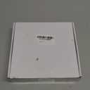 Patio Sliding Door Handle Set with Mortise Lock, Suitable for Sliding Glass Patio Door Thickness from 1.5in to 2in, 4-15/16" Screw Holes, Need to Drill, Reversible Design, Keyed (White)