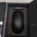 Lamzu Inca Gaming Mouse, 8K Polling Rate, Optical Switches, TTC Encoder, Paw3950 IC, Nordic 52840 MCU, Symmetrical High-Hump, Recommended for Claw-Grip Gamers, 8K Dongle Included (Black)