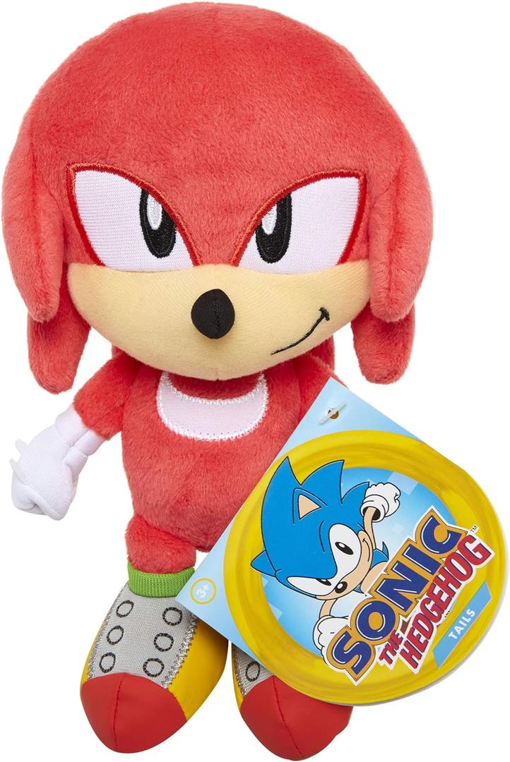 Sonic the Hedgehog Plush 7" Knuckles Figure (Red)