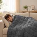 Smart Queen Weighted Blanket for Adults 60” x 80” with Box 20lbs