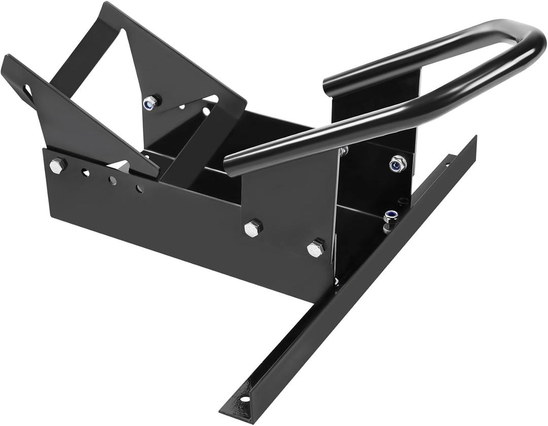 JY PERFORMANCE Motorcycle Wheel Chock, Heavy Duty Motorcycle Front Wheel Stand for Trailer, Cruiser, Sports & Dirt Bikes, 1800 lb Capacity Adjustable Wheel Stand for 15"-21" Wheels