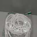 30ft Dog Cat Cord Protector Electric Wires Covers Wire Loom Tubing Protect Wires from Rabbits, Cats and Other Pets White