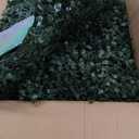 Grass Wall Panels, 10"x 10"(12pcs) 4-Layer Artificial Boxwood Faux Green Wall for Interior, Garden Party Wedding Backdrop, Indoor Outdoor Plant Wall Decor