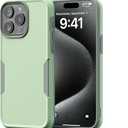 NTG【2023 New Designed for iPhone 15 Pro Max Case, Heavy-Duty Tough Slim Shockproof [2 Layer Structure][Military Grade Protection] Phone Case for iPhone 15 Pro Max(6.7 Inch), Green, Pack Of 5