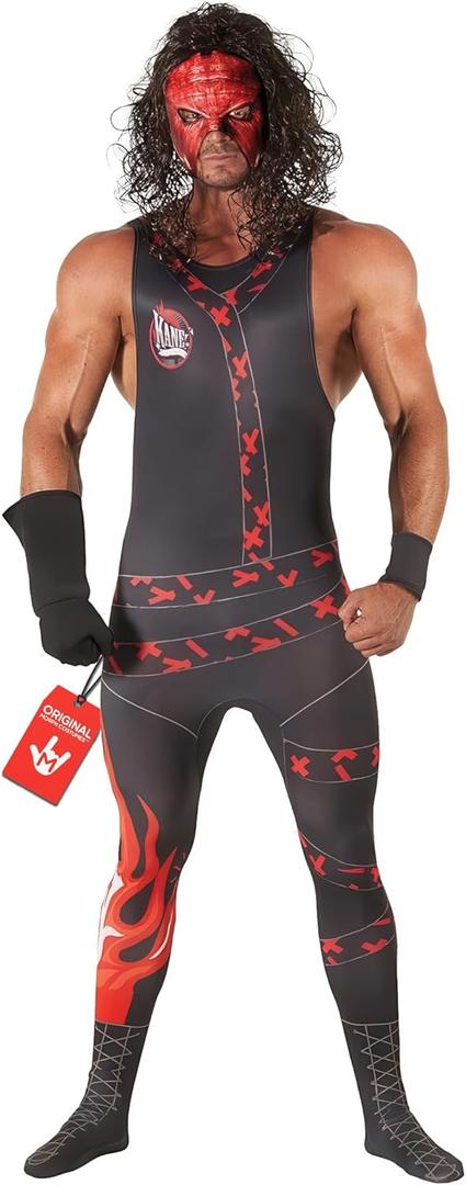 Morph Kane WWE Costume - Adult Men's Kane Mask (X-Large)