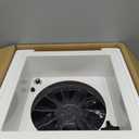 RV Roof Vent Fan, 12V DC 14" Super Quiet Reliable Manual RV Roof Fan, 3-Speed, Reversible, 14in