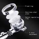 High Pressure Shower Head with Handheld,Removable Camper Showerhead with Hose and Adjustable Angle Bracket,RV Detachable Replacement 3 Spray Modes Shower Wand with Shut Off Button