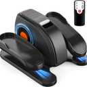 OLIXIS Under Desk Elliptical Machine, Compact, Quiet & Portable Pedal Exerciser with Adjustable Speed, LED Display, Ideal Mini Elliptical for Home or Office Workout