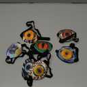 Eurzom 8 Pcs Eye Patches for Kids Adjustable Single Eyepatch Reusable Cute Girls Boys Patch with Elastic Strap for Left or Right Eye Patch, Various Patterns(Animal Style)