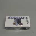 Reusable Pods Kit for Nespresso Vertuo, Refillable Coffee Pods with 100pcs Aluminum Covers Foil Seals Lids for VertuoLine Capsules, Compatible for VertuoPlus Espresso Machine (Pods not included)