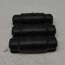 Cismorvex 3 Pack Outdoor Extension Cord Safety Cover with Waterproof Seal IP54 Water-Resistant, Weatherproof Electrical Connection Box with 2 Latches, Plug, Socket, Holiday Decoration Light, Black