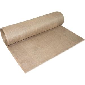 Tcevily Garden Burlap Roll, 40" x 100 Feet Natural Jute Burlap Fabric Roll for Gardening Raised Bed Liners,Seed Cover,Edging,Weed Barrier,Aisle Runner Plant Cover Tree Protections (40" x 100 Feet)