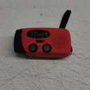 FM/AM/NOAA Weather Radio Hand Crank Self Powered Solar Portable Mini Emergency Survival Radios with 3 LED Super Bright Flashlight 2000mah Battery Operated Power Smart Phone Charger,SOS