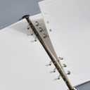 A5 Refill Paper, [3 Pack] 100GSM Thick Refillable Paper 6 Hole Filler Inserts Loose Leaf Paper