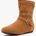 Herstyle Lindell Womens Ankle Booties Fashion Slouch Mid-Calf Flat Boots 8.5