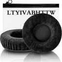 90mm Replacement Ear Pads Compatible with NS-WHP314, MDR-V700 V500, HDJ2000, DJ DN-HP1000, HARX300 HARX500, ProDJ100 ProDj200, RP-DH1200, T4s Headphones (Black Velvet)