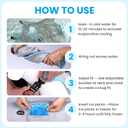 Mora Pets Cooling Vest for Dogs with Ice Pack Evaporation Cooling Fully Adjustable Dog Harness Fit Small Medium Large Dogs Light Blue S