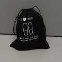 Foldable Portable Slippers Washable Open Toe Towelling Slippers with Storage Bag for Spa Travel Hotel/Home Guest 34-43 (Black)