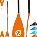 Niphean 4-Piece Kayak Paddle, Adjustable Paddle Board Paddles, Lightweight SUP Paddle, Detachable Stand Up Paddle Board Accessories Oars with Aluminum Alloy Shaft and Fiberglass Blade | Lightweight and Durabl, Detachable Stand Up Paddle Board Accessories Oars with Aluminum Alloy Shaft and Fiberglass Blade 