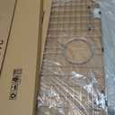 Sink Protector Grid 26-1/16" x 14-1/16", Rear Drain with Corner Radius 3-1/2", 304 Stainless Steel Material (Rear Drain)