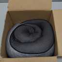 SZXYX Travel Pillows - 100% Pure Memory Foam Neck Pillow for Airplanes, Comfortable Breathable Cover, 360 Support Stowable Pillows for Sleeping, Car, Airport Travel Essentials Dark Grey