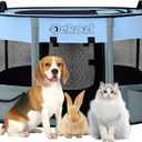 Foldable Pet Playpen, Portable Crate for Dogs & Cats, Indoor Outdoor Travel
Foldable lightweight pet enclosure with carry bag, convenient for daily indoor use and outdoor travel camping, Blue S