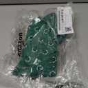 Amazon Essentials Women's Regular-Fit Georgette Short Sleeve Top (X-Large, Green White Floral)