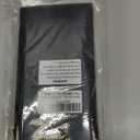 Slim Wallet for Women, RFID Blocking Credit Card Holder, Ladies Bifold Wallet with Zipper, Black