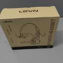 Aonelas LEVN Trucker Bluetooth Headset with Noise Cancelling Microphone and Mute Button, Bluetooth 5.2 Multipoint Headset for Home Work, Cell Phone, Computer, Zoom, Teams, Driver