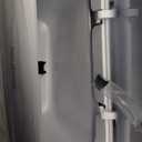 2 Pack Bathroom Trash Can with Lid, 3 Gal/12 L & 2.7 Gal/10L Garbage Can with Pop-Up Lid, Small Spaces Plastic Trash Can, Slim Trash Bin Waste Basket for Bathroom, Office, White