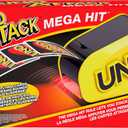 Mattel Games UNO Attack Mega Hit Card Game with Random-Action Launcher with Lights & Sounds & 112 Cards, Kid, Teen & Adult Game Night Gift Ages 7 Years & Older 
