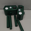 2 Pack 2025 Ultrasonic Animal Repellent Outdoor Cat Repellent Devices Solar Animal Repeller Motion Activated Deterrent to Scare Deer Squirrel Rabbit Raccoon Skunk for Yard Lawn Outdoor (Green)