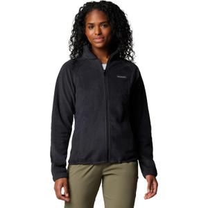Columbia Womens Benton Springs Full Zip Fleece Jacket, Black, 1X