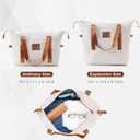 4-Piece Luggage Set, Suitcase with TSA Lock Travel Duffel Bag Wet-Dry Toiletry Bag, Ivory
