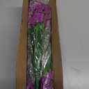 JEMONG 20 Bundles Artificial Flowers Outdoor UV Resistant Fake Flowers No Fade Faux Plastic Plants Garden Porch Window Box Decorating(Purple)