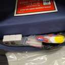 American Mahjong Tile Set,166 White Tiles Mahjong Set,4 Colors Mahjong Racks,Travel Mahjong Set with Blue Carrying Bag